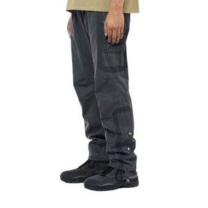 John Elliott Men's Grey Size 2 Cotton Poplin Frame II Cargo Pants Relaxed Fit